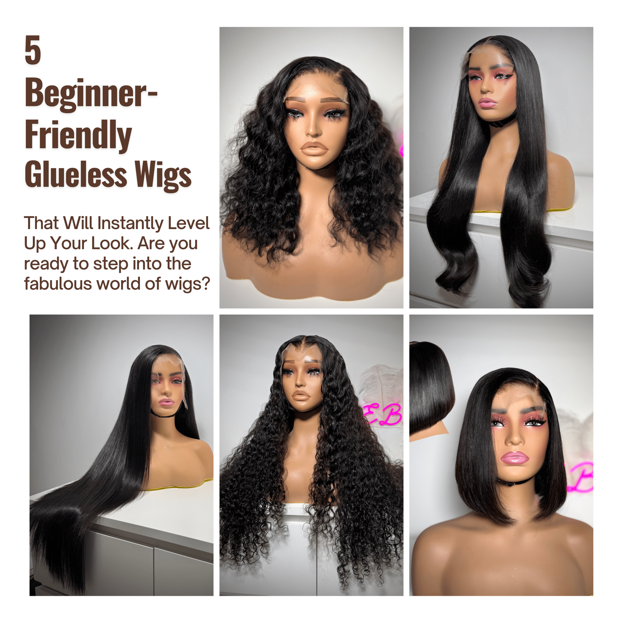 Beginner's Guide: Top 5 Glueless Wigs by EBL Hair