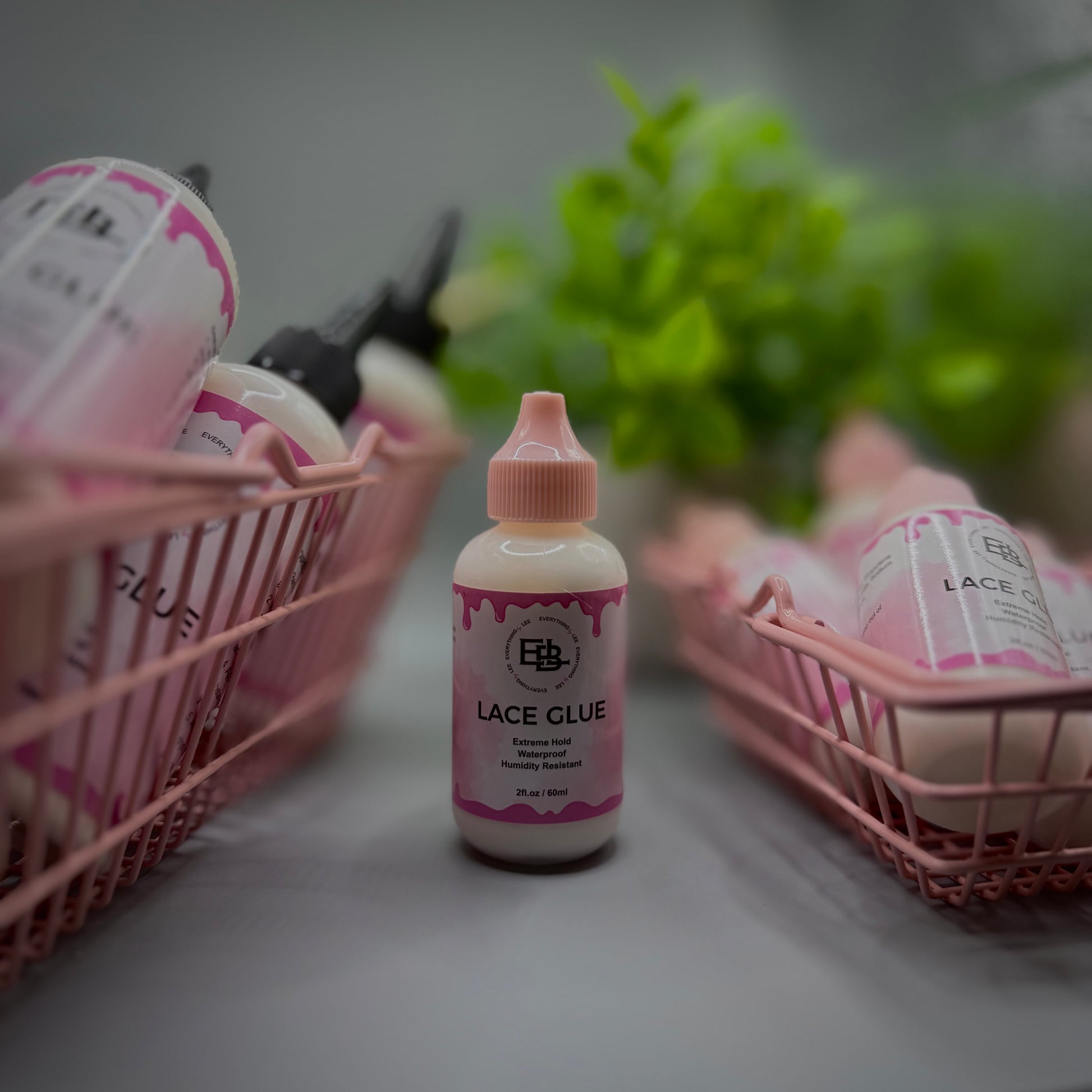 Bottle of EBL Hair lace glue for wig application