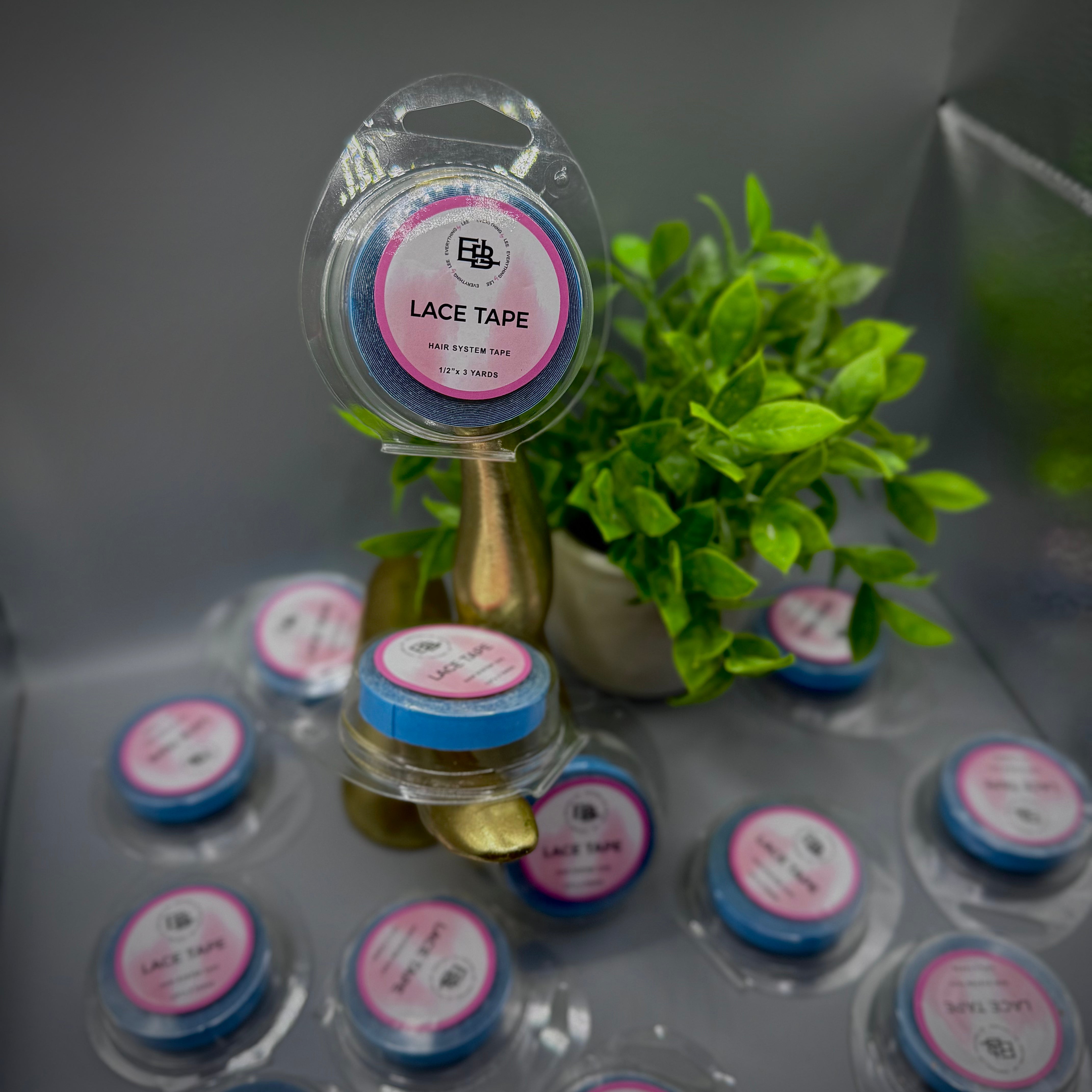 Lace tape roll by EBL Hair used for securing lace wigs and closures