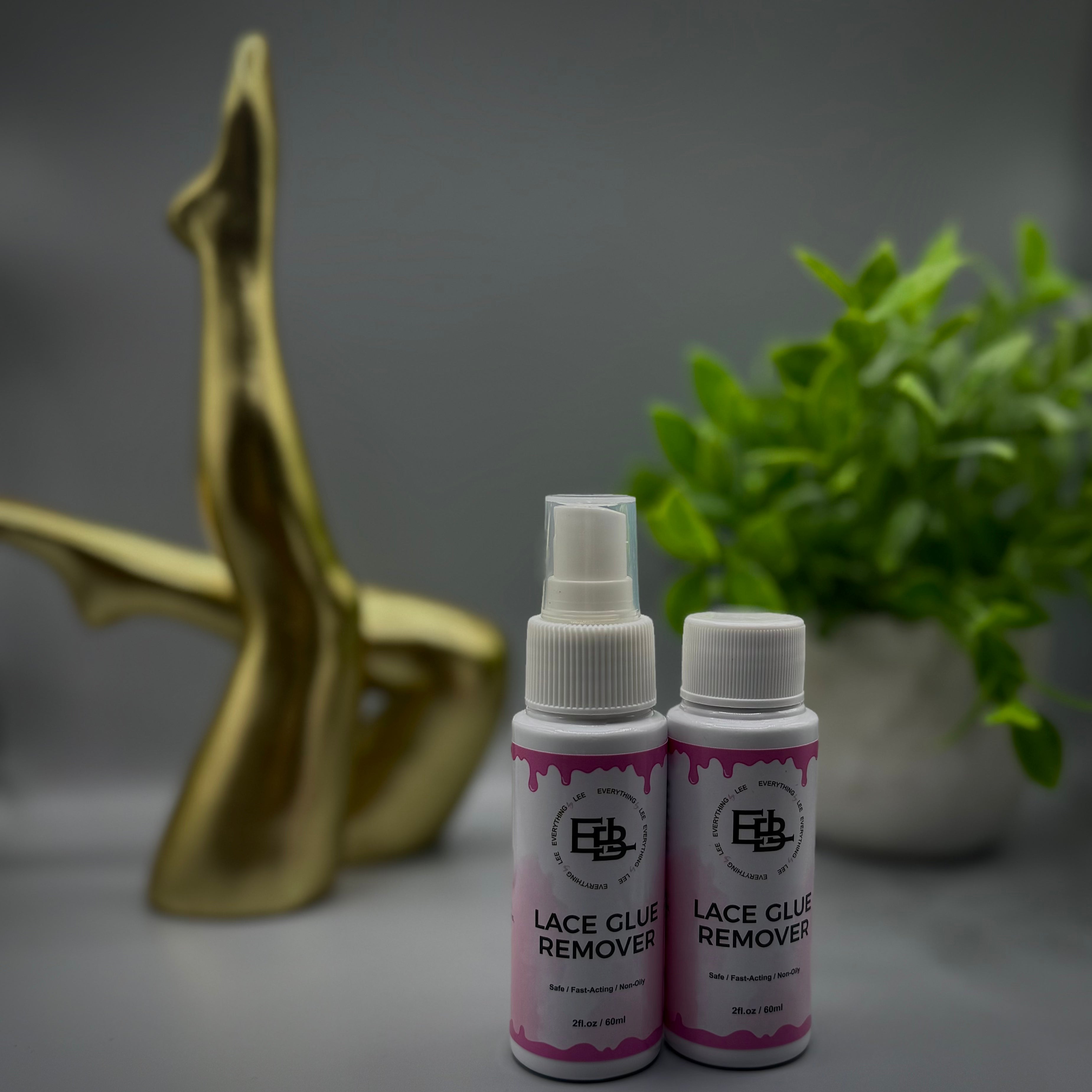 Bottle of Quick Release lace remover by EBL Hair for safe glue removal