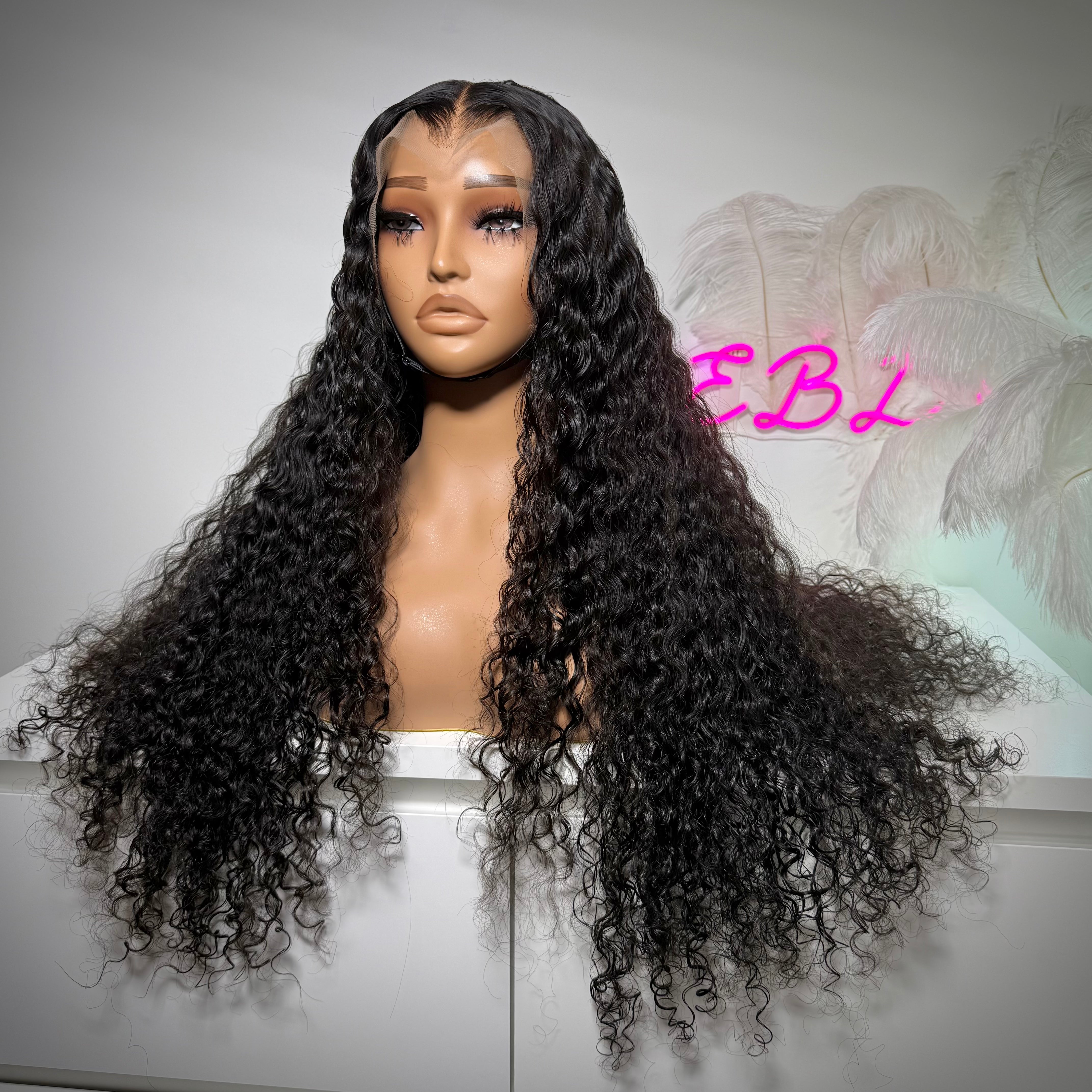 Glueless Burmese curly wig – HD lace, ethically sourced human hair, pre-customised and ready to wear