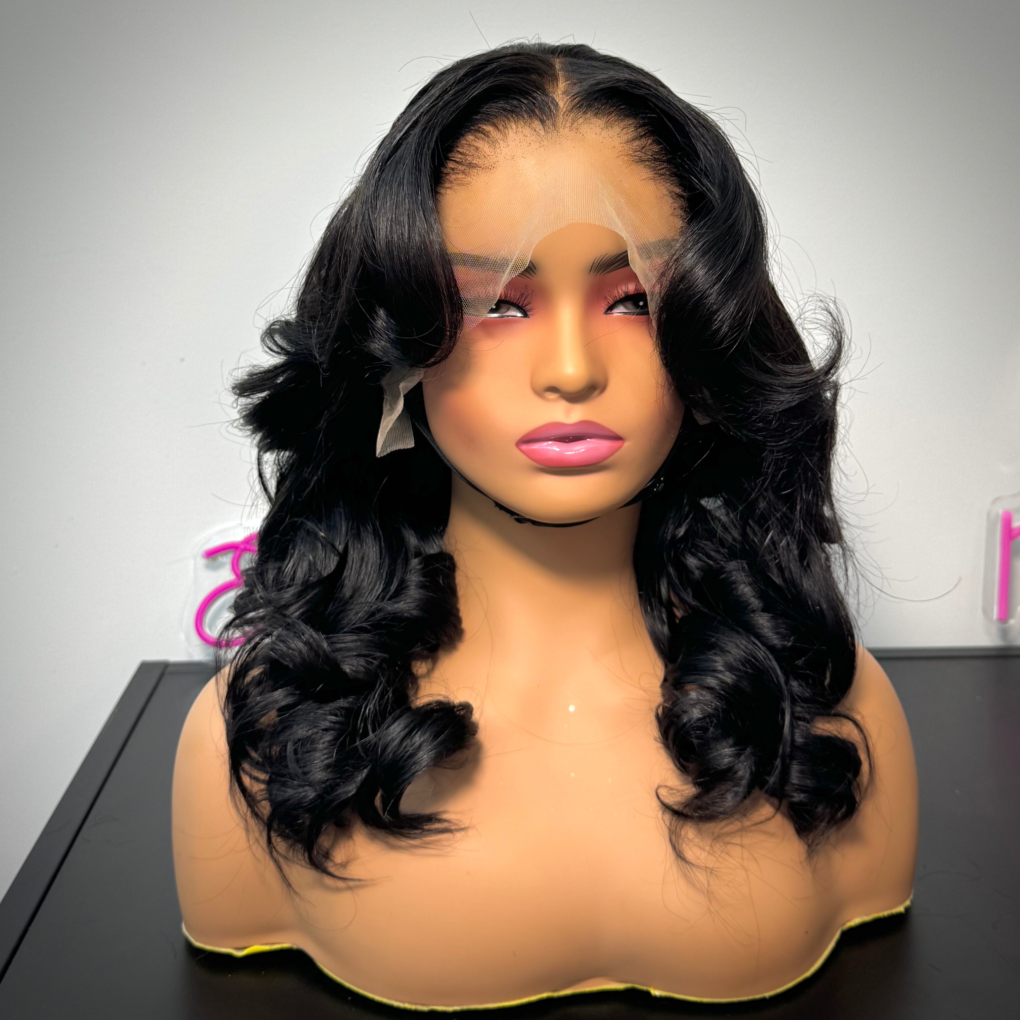 Virgin Wavy Wig – Natural Wave Lace Front Wig Made from 100% Human Hair