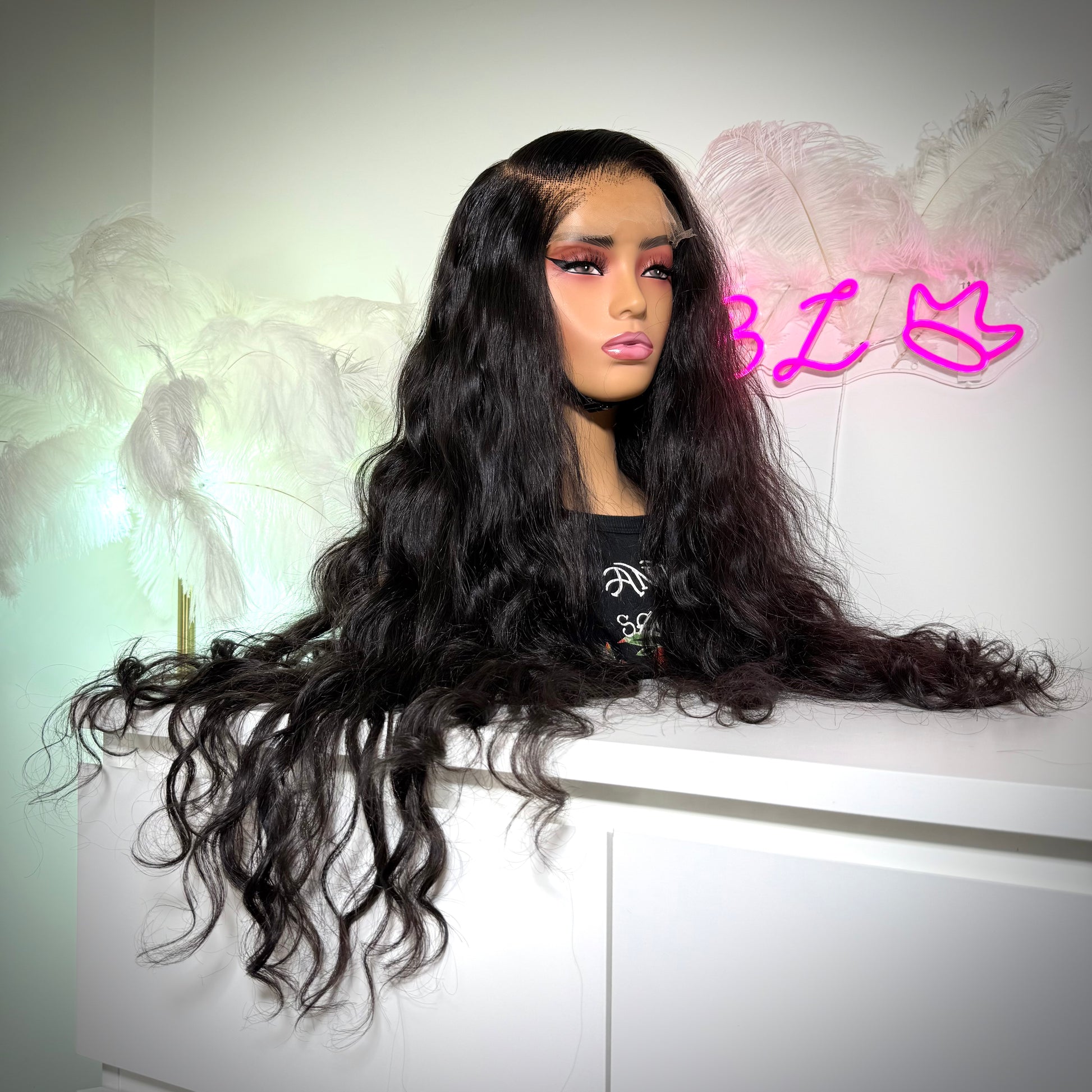 Loose curly wig