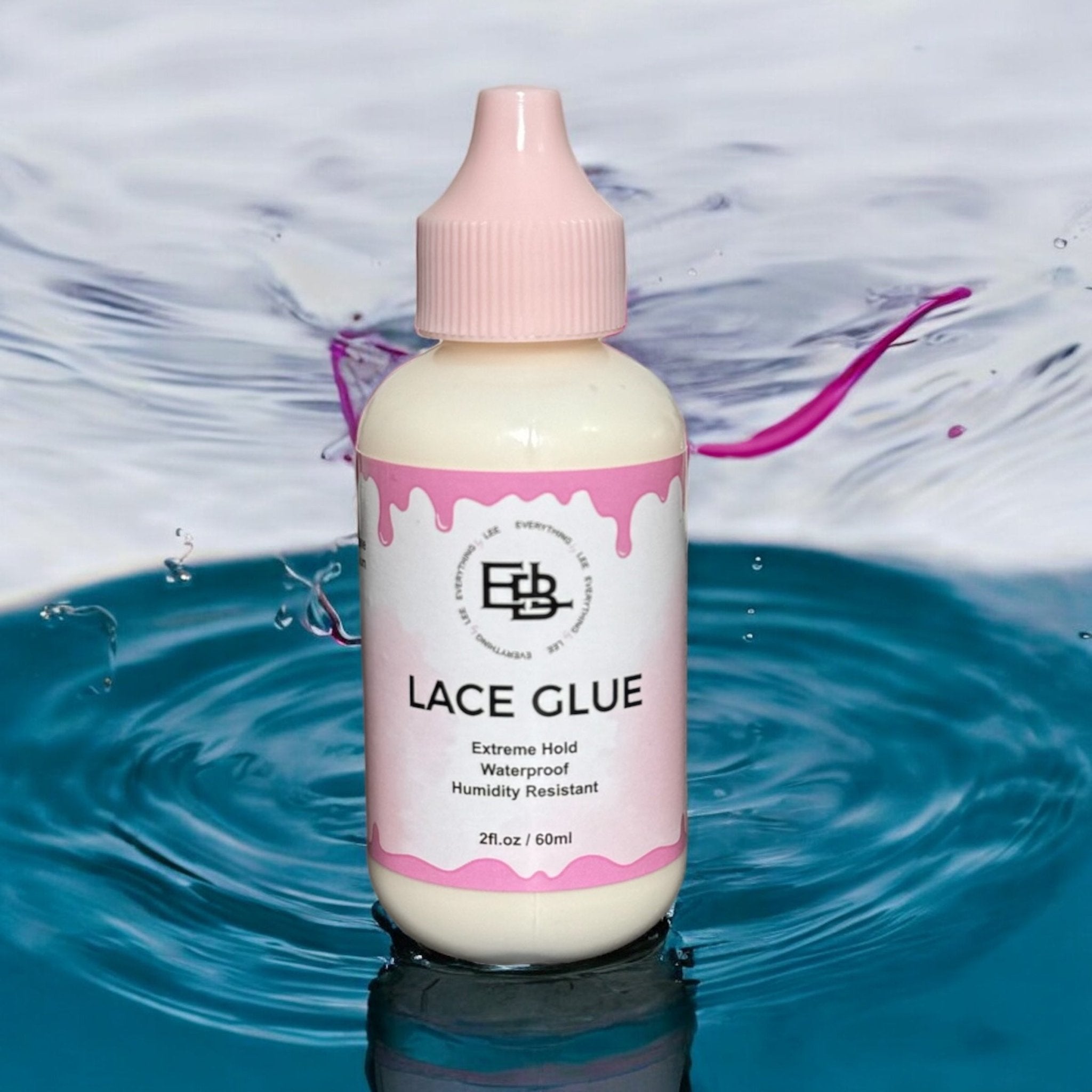 Mini lace glue bottle travel-friendly wig adhesive for on-the-go touch-ups and secure installs