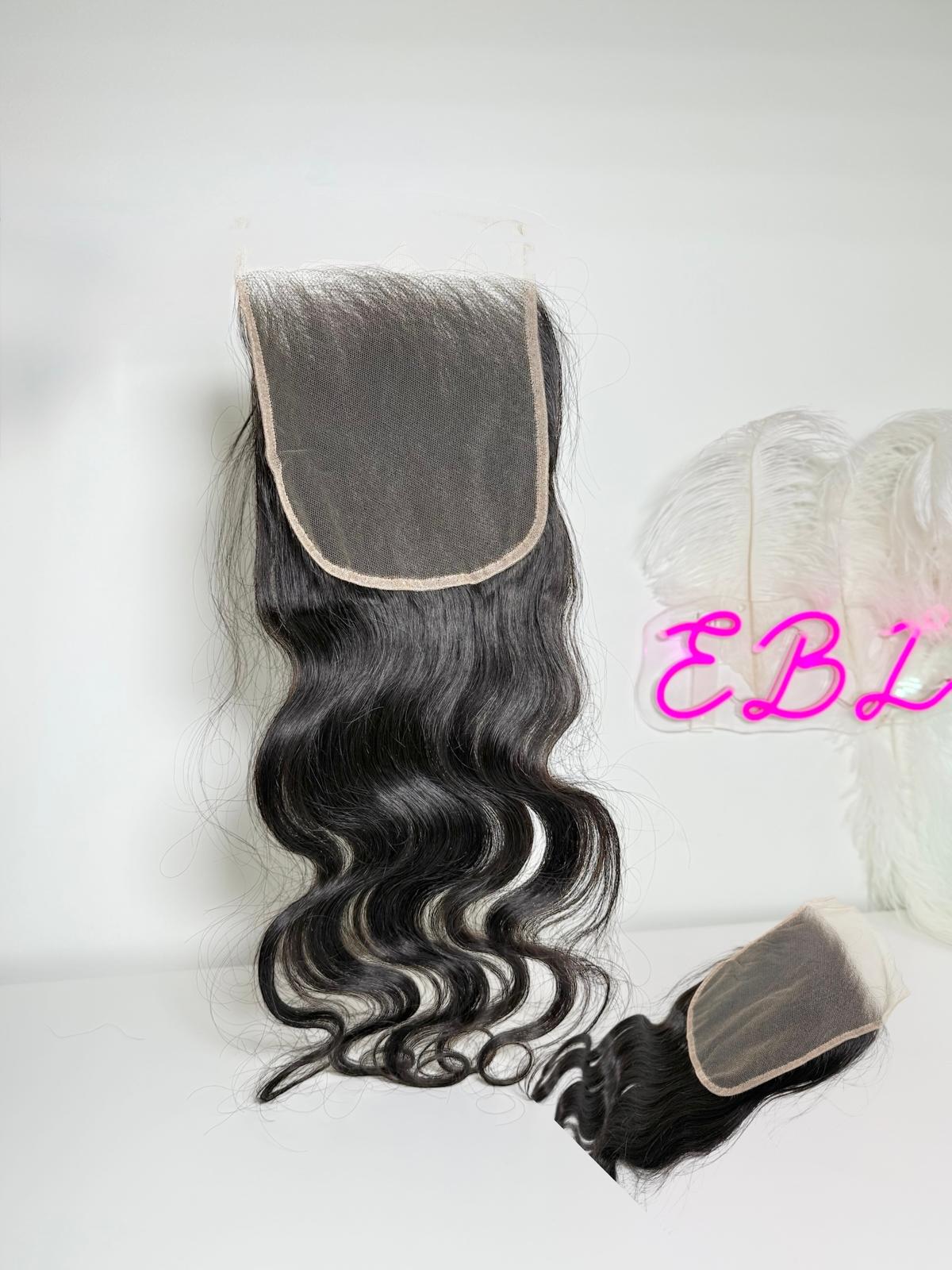 Raw wavy HD lace closures and frontals made with 100% human hair for installs in the UK and Ireland.