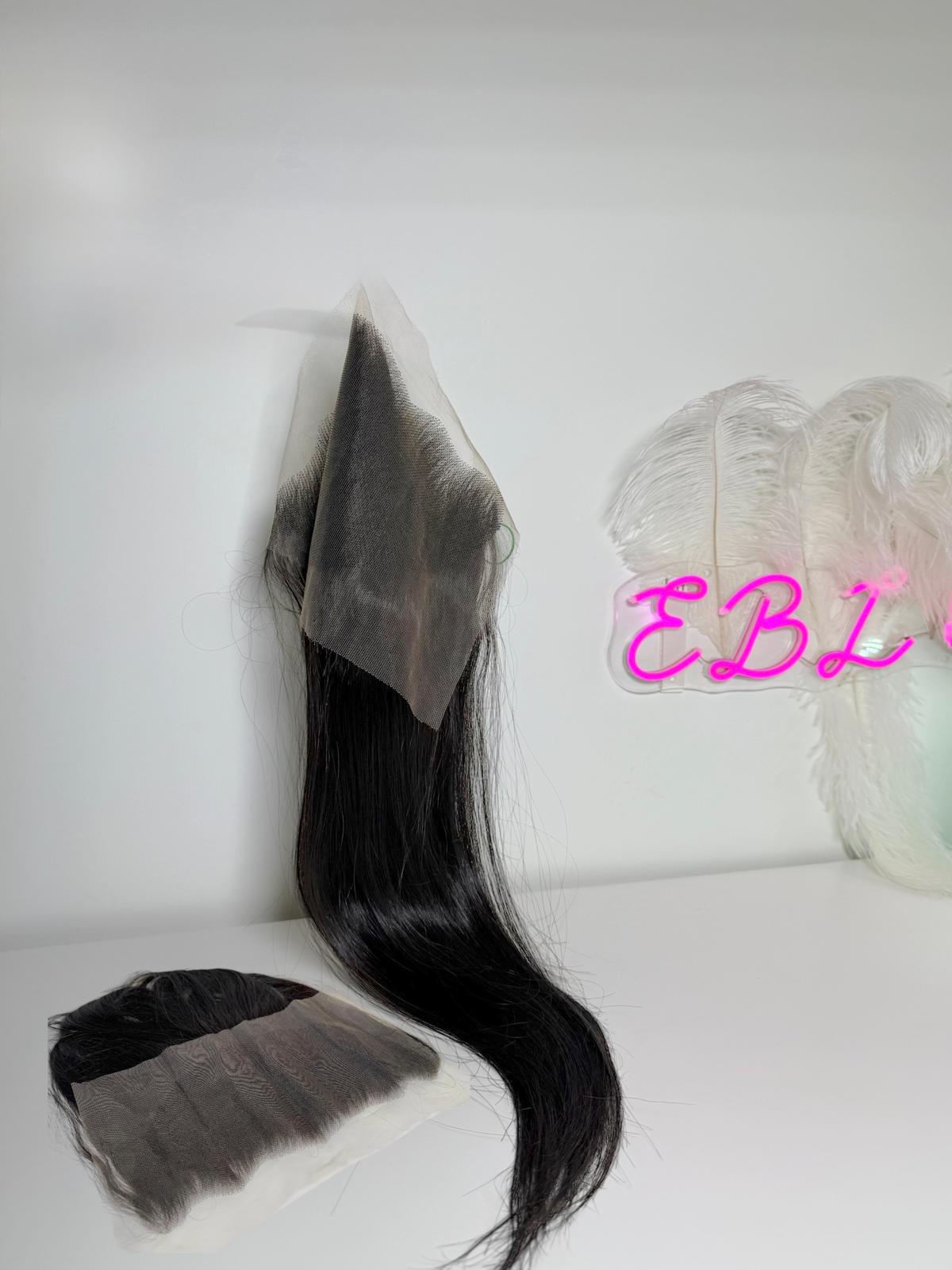 Straight HD lace closures and frontals with 100% human hair for flawless installs in UK and Ireland.